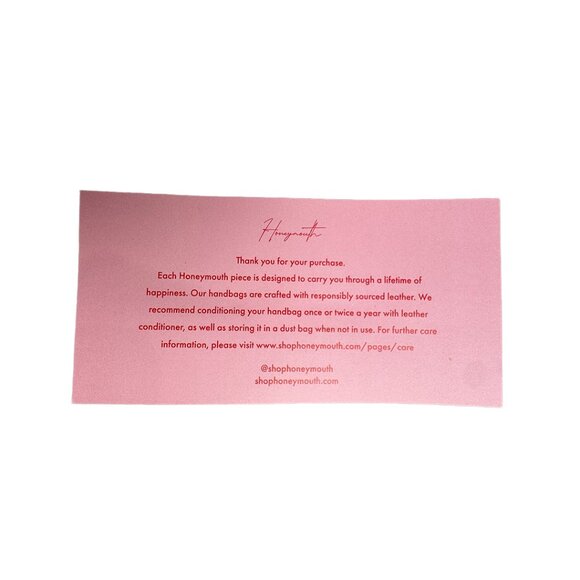 HoneyMouth Heather Circle Tote Pepper Red Italian Leather Handmade Knoxville TN - Picture 6 of 6